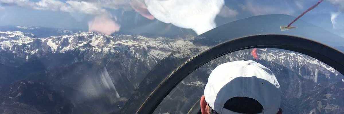 Flugwegposition um 12:39:50: Aufgenommen in der Nähe von Gemeinde Thörl, Österreich in 2864 Meter